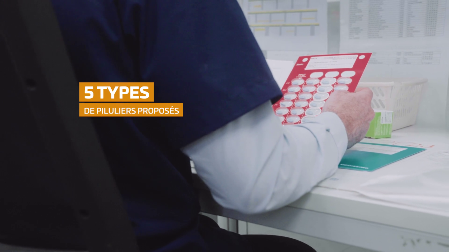 5 types de piluliers proposés